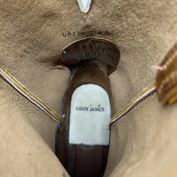 Cody James Boots Mens Size 13D BCJFA18P2 Western Cowboy Square Toe Leather Brown - Picture 11 of 15